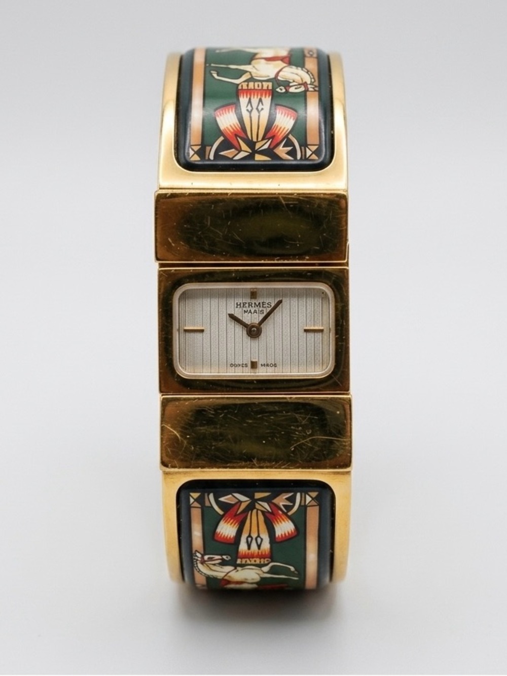 Authentic Vintage Hermes Bangle watch